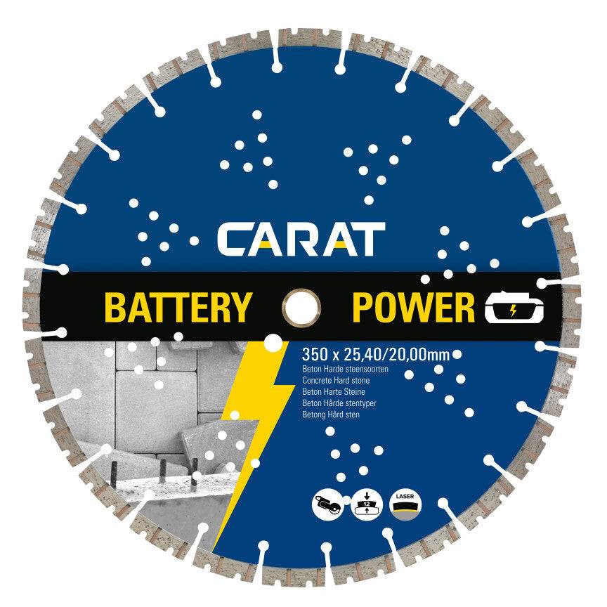 Carat Diamantzaag ø250x25,4mm Tegels/Natuursteen Battery Power - CBPT250400-0