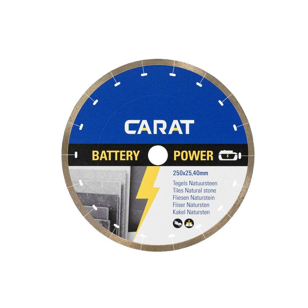 Carat Diamantzaagblad Ø350x25,4/20mm Tegels/Natuursteen Battery Power - CBPT350420-0