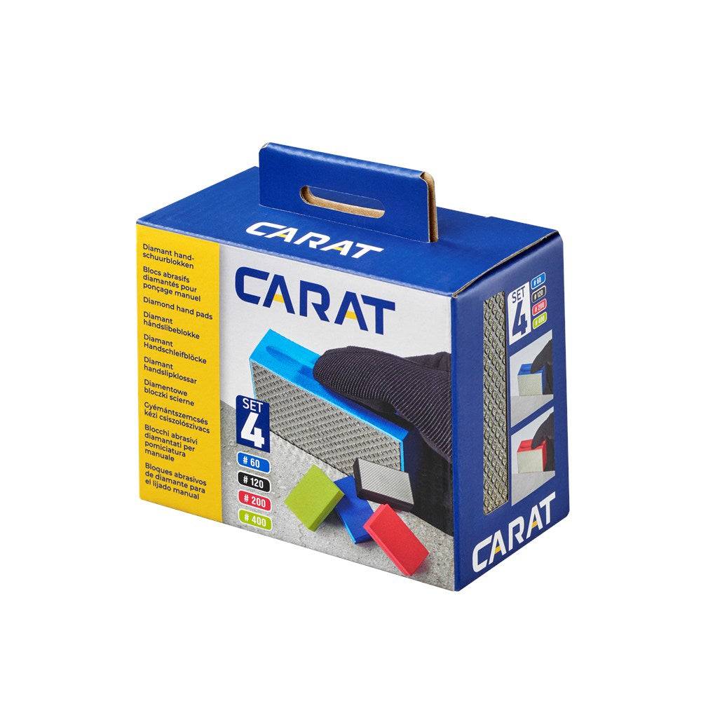 Carat Handschuurblokkenset (K60, 120, 200 en 400)-1