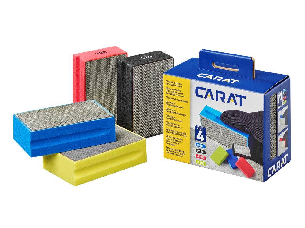 Carat Handschuurblokkenset (K60, 120, 200 en 400)-2