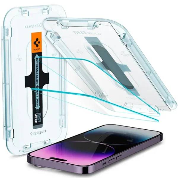 Spigen GLAStR EZ Fit Screenprotector + Applicator iPhone 14 Pro Max-0