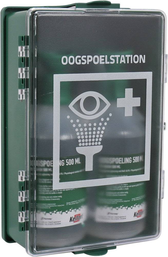 Kelfort Oogspoelstation met 2x Oogdouche Sodium Chloride 500ml - 1527505-0