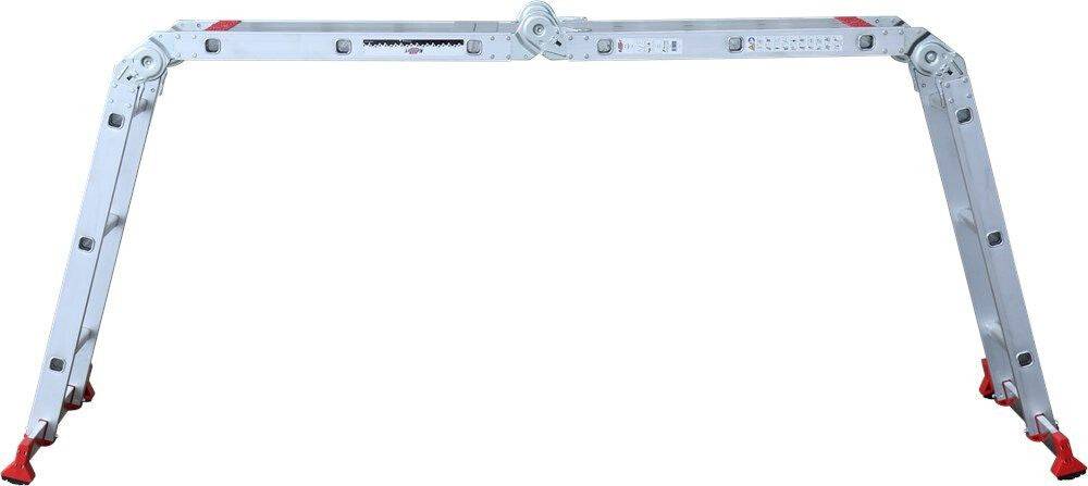 Kelfort Vouwladder 4x3 + Platform Aluminium – 1518857-1