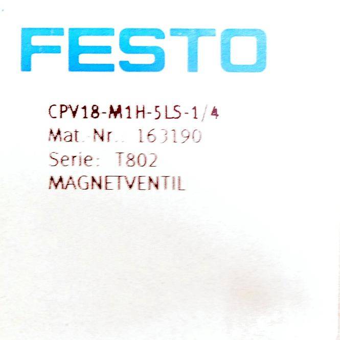 FESTO - CPV18-M1H-5LS-1/4 - FESTO CPV18-M1H-5LS-1/4-1