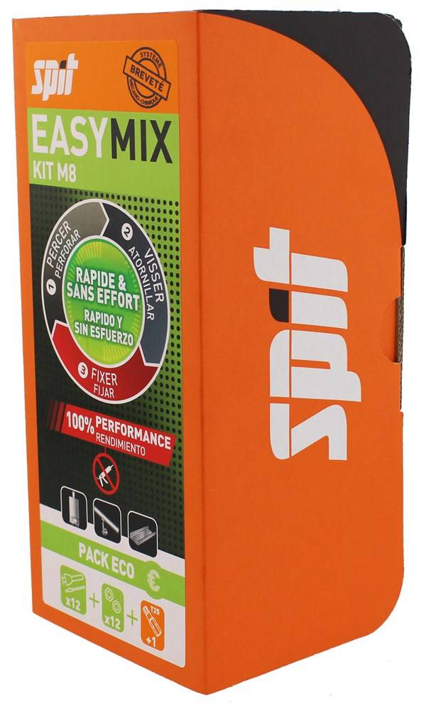 SPIT CHEMISCH MECHANISCH ANKER M8X40 EASY-MIX - 12 ST-3