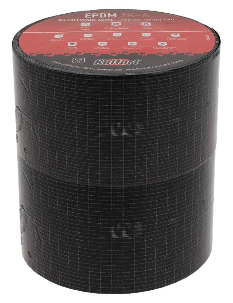 KELFORT EPDM FOLIE ZWART 250MM 20M ZELFKLEVENDE ACRYL-1