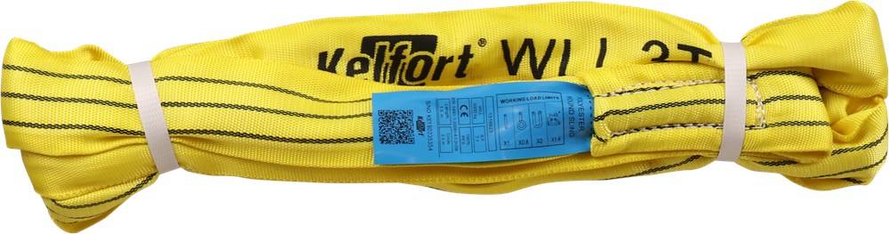 Kelfort Roundsling 3M 3 Ton Geel Werklengte = 1,5M - 1519923-2