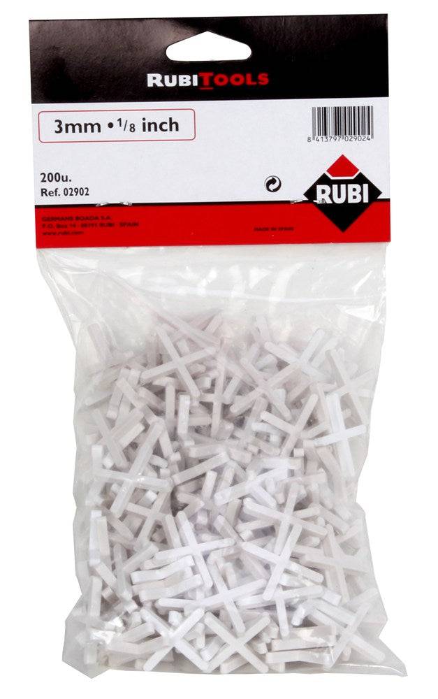 RUBI TEGELVOEGKRUISJES 3 MM. -200 STUKS.-1
