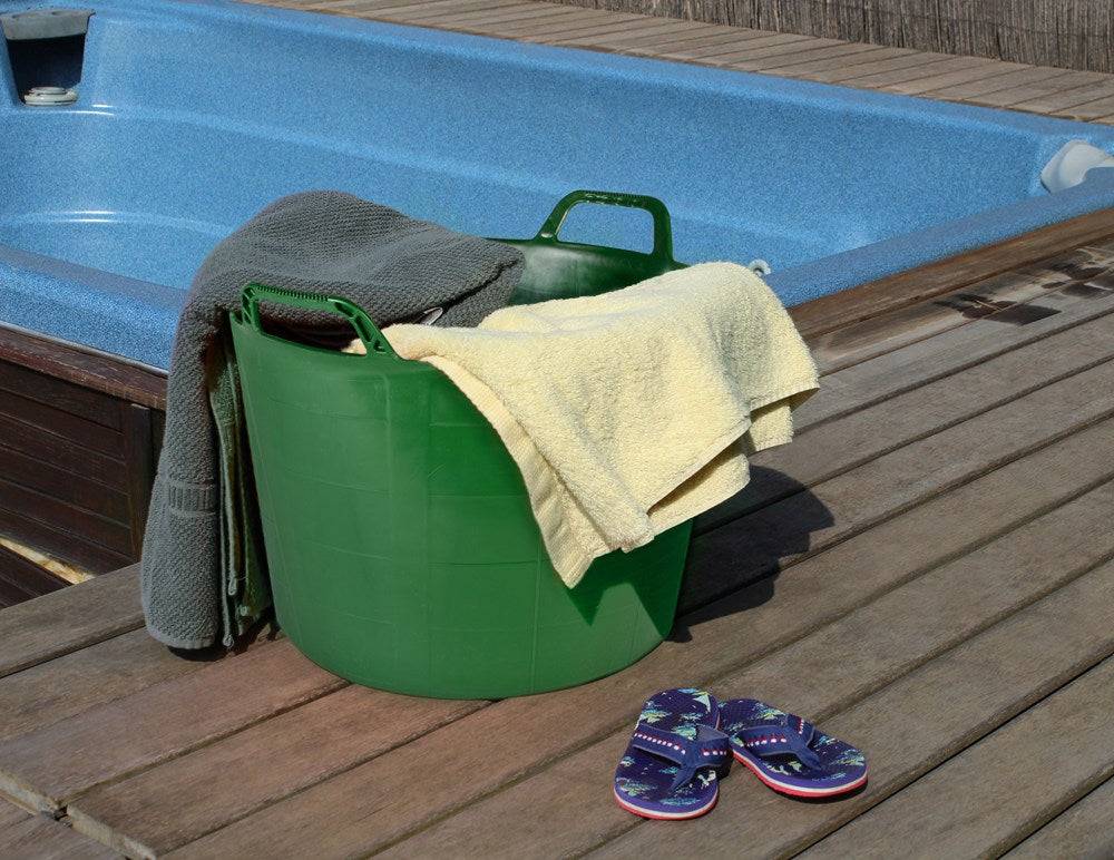 RUBI VERSTERKTE KUNSTSTOF KUIP GROEN N§.3 (40 L.)-1