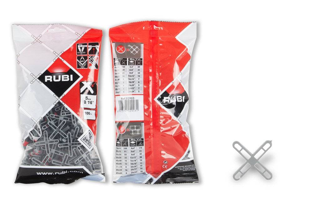 RUBI TEGELVOEGKRUISJES 5 MM. 100 STUKS.-1