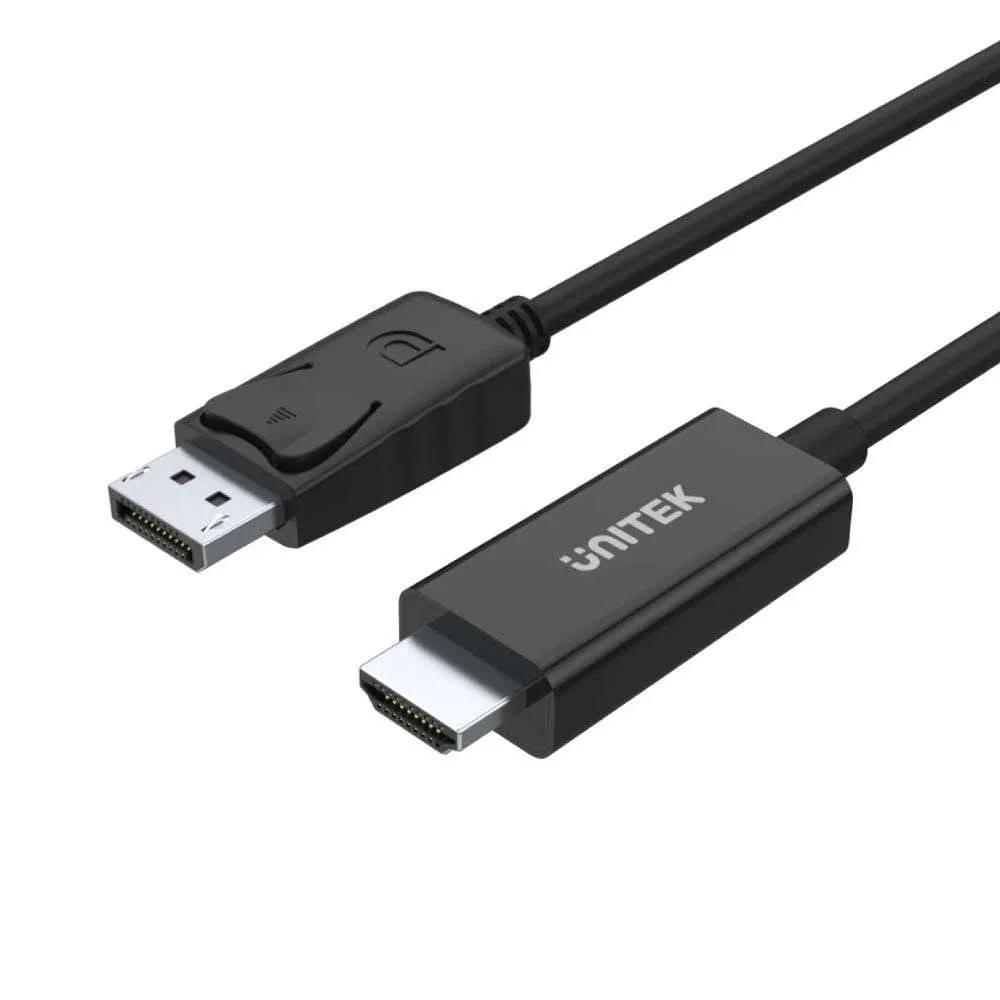 UTK UNITEK Y-5118CA video kabel adapter 1,8 m HDMI Type A (Standaard) DisplayPort Zwart-0
