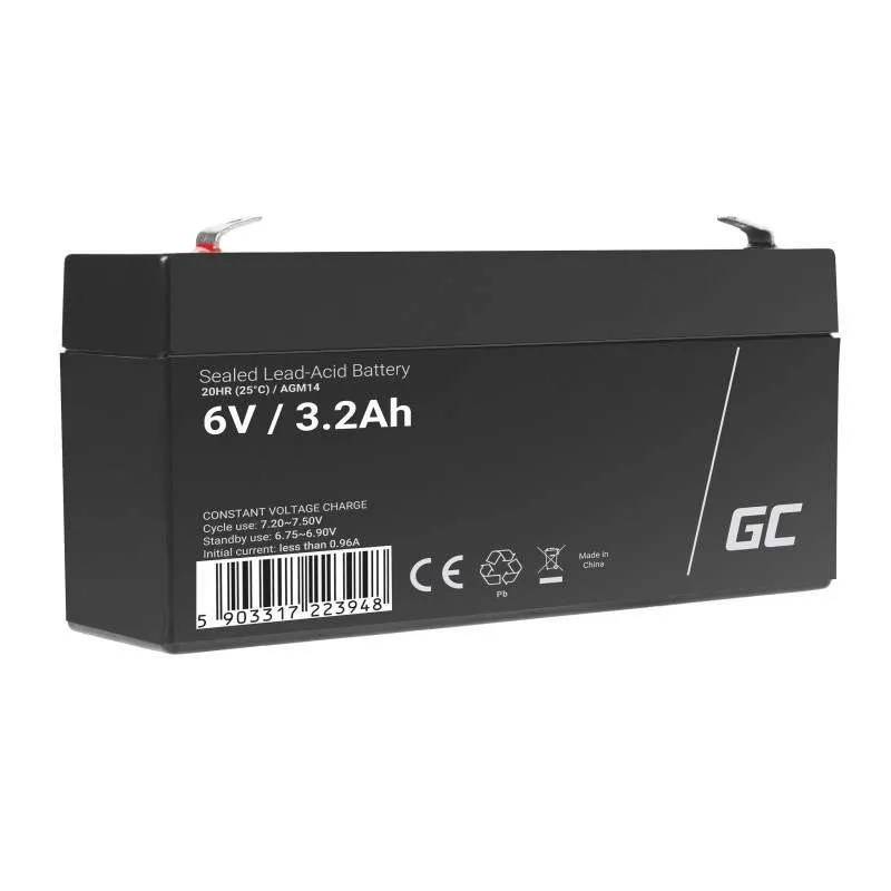 GCE Green Cell AGM14 UPS-accu Sealed Lead Acid (VRLA) 6 V 3,2 Ah-0