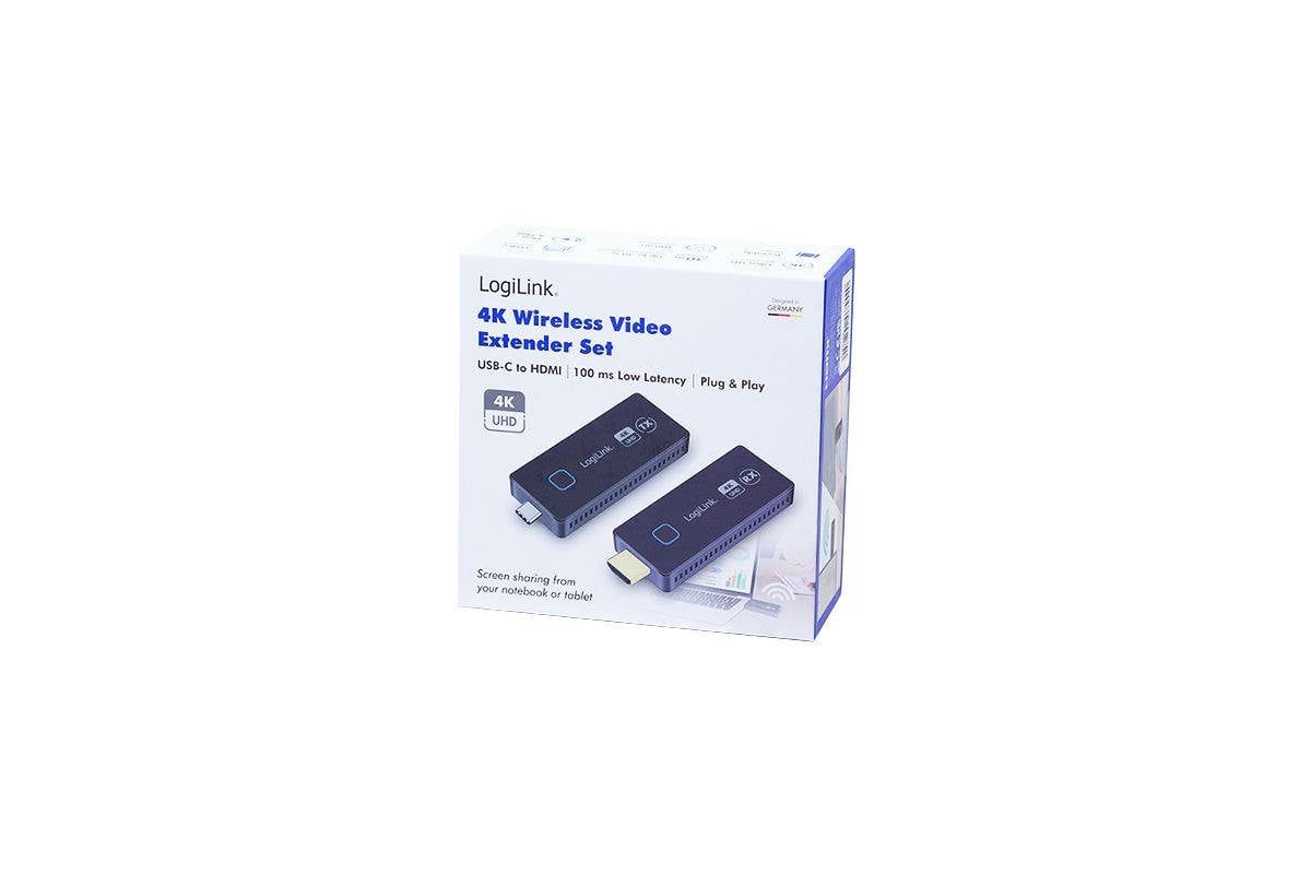 LogiLink HDW0104 Audio/Video Extender AV-zender en -ontvanger Zwart-3