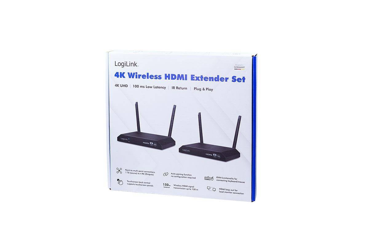 LogiLink HDW0103 Audio/Video Extender AV-zender en -ontvanger Zwart-4