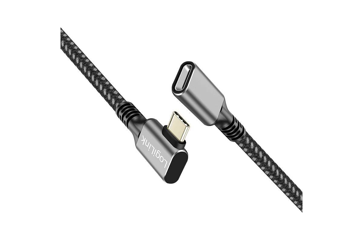 LOGILINK CUA0112 Kabel; USB 3.2 Gen 2; USB-C-aansluiting,Haakse USB C-stekker - 1 stuk-1