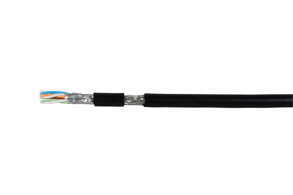 EFB Elektronik 99739.1 Netwerkkabel Zwart 1 m Cat7 SF/UTP (S-FTP)-0