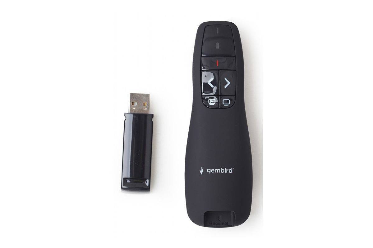 Gembird WP-L-12 draadloze presenter RF zwart-2