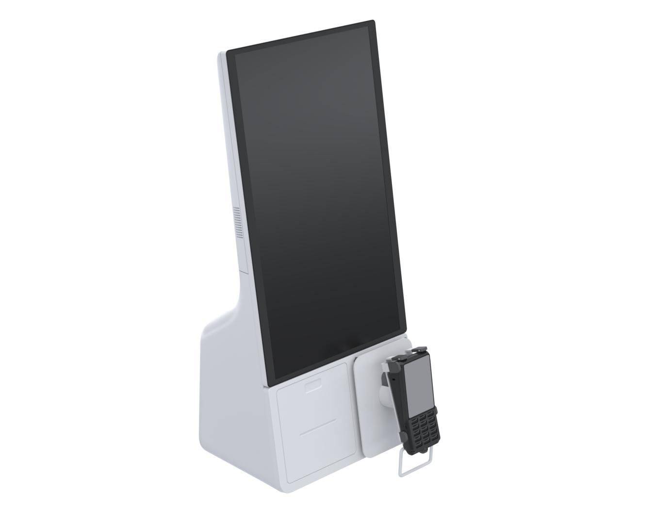 Ergonomic Solutions Ergonomische betaalfrontplaat (DuraTilt) voor Samsung 24” kiosk-2
