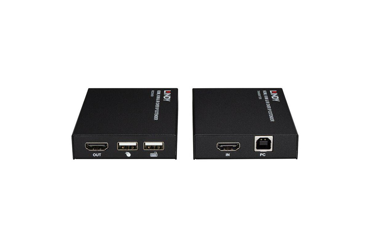 LINDY HDMI KVM & IR over IP Extender 1080p 150m zwart-2