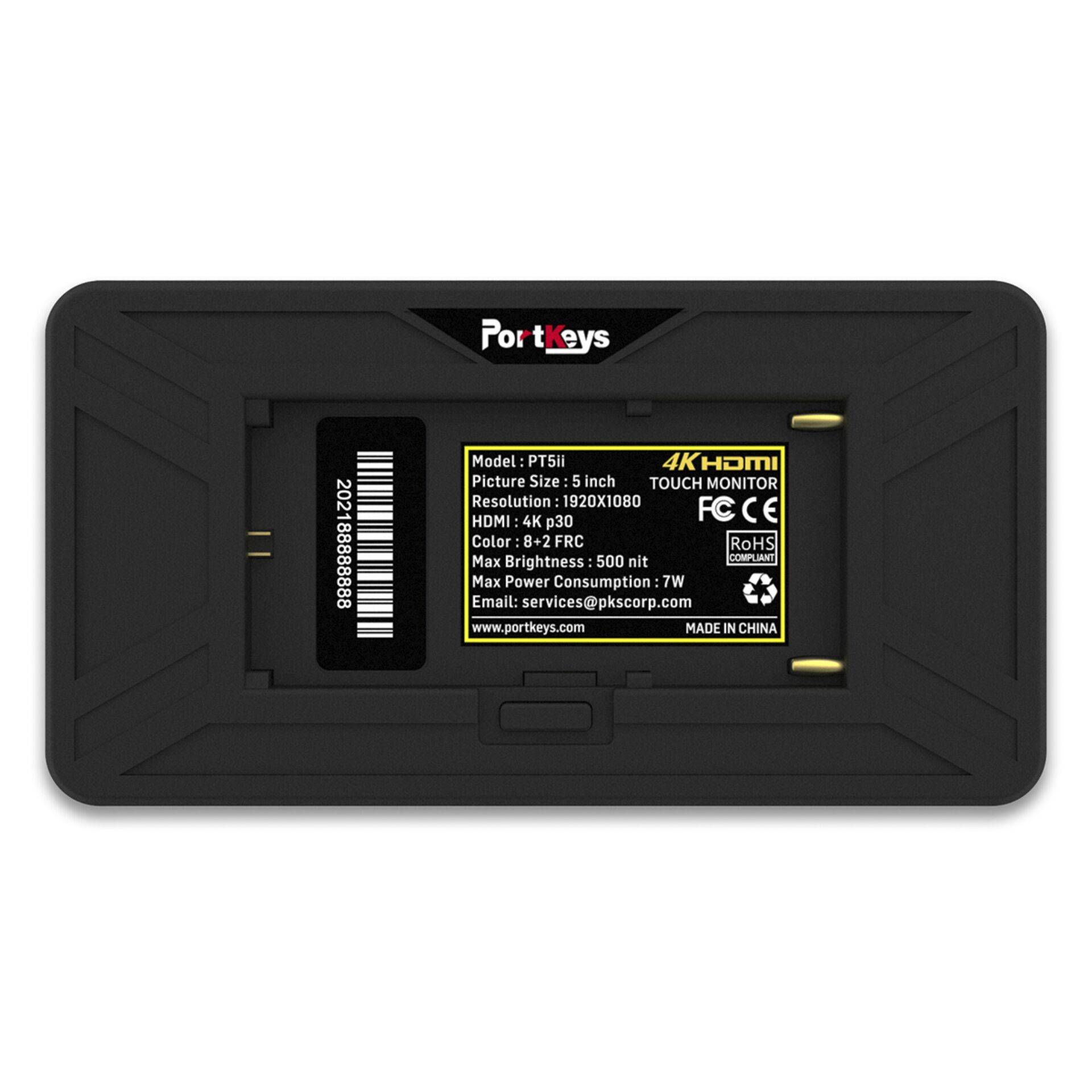Portkeys PT5 II 5 inch 4K HDMI touchscreen monitor-3