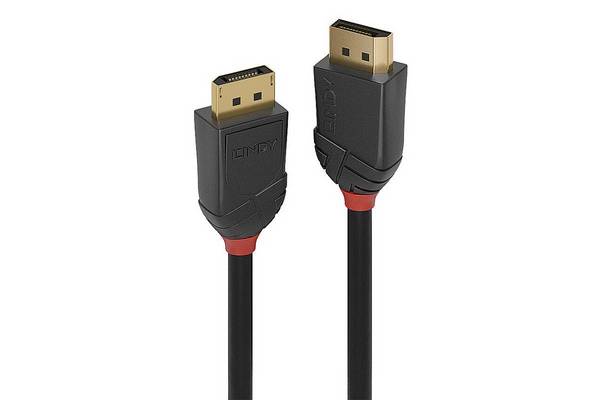 LINDY DisplayPort 2.1 54G Black Line 16K60Hz/8K120Hz 0,5m