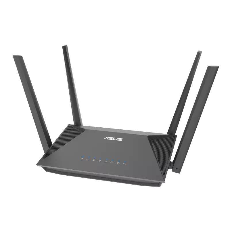 Asus RT-AX52 (AX1800) Dual Band WiFi 6 Uitbreidbare Router, Instant Guard, Ouderlijk Toezicht met Planningsfunctie, Inge-4