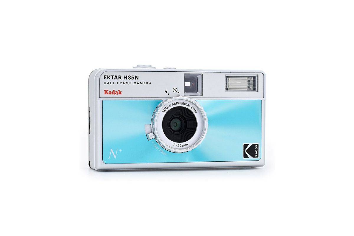 Kodak EKTAR H35N compactcamera (film) 35 mm blauw, zilver-1
