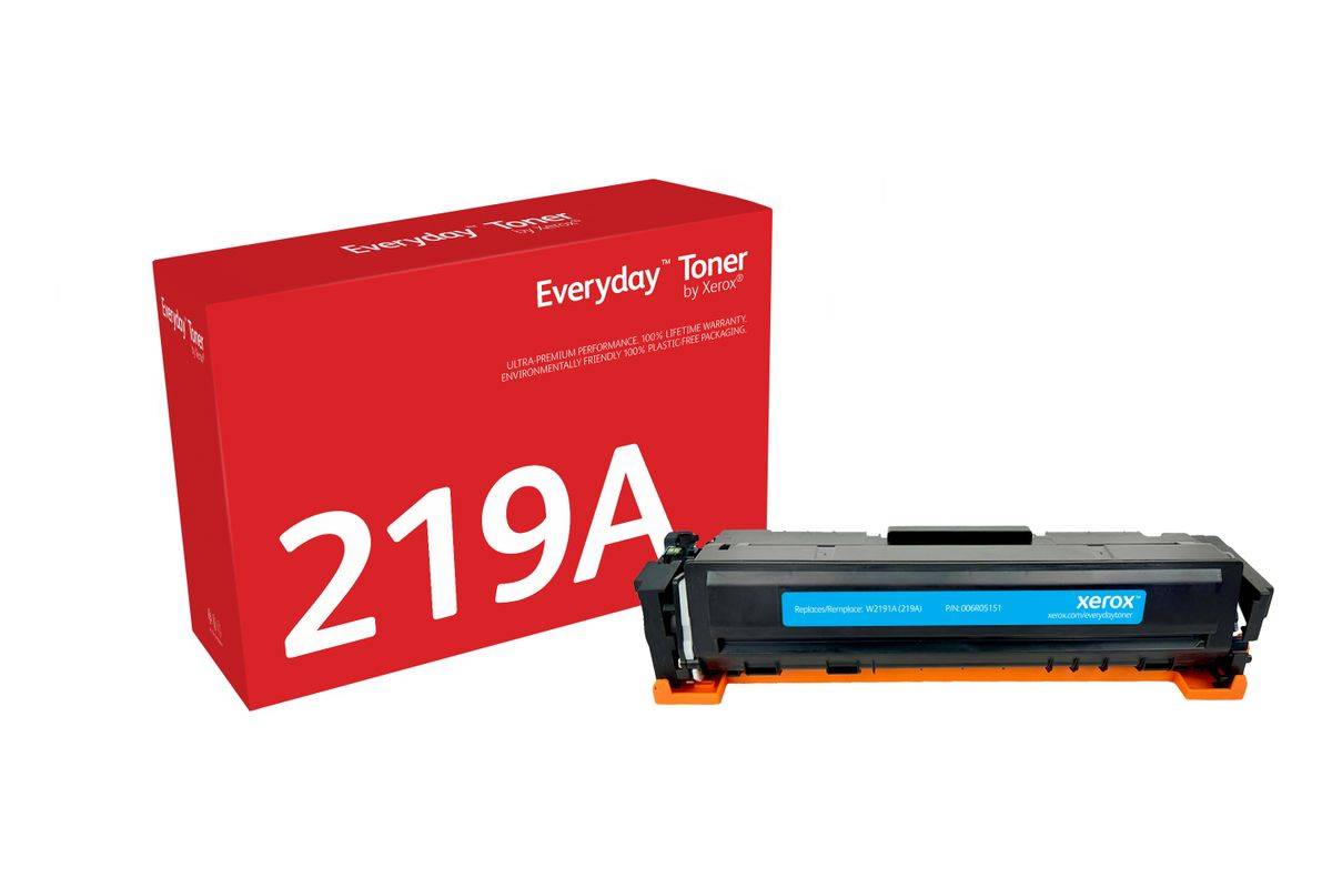 De Xerox Everyday™ cyaan toner is compatibel met de HP 219A (W2191A) met standaardcapaciteit.-0