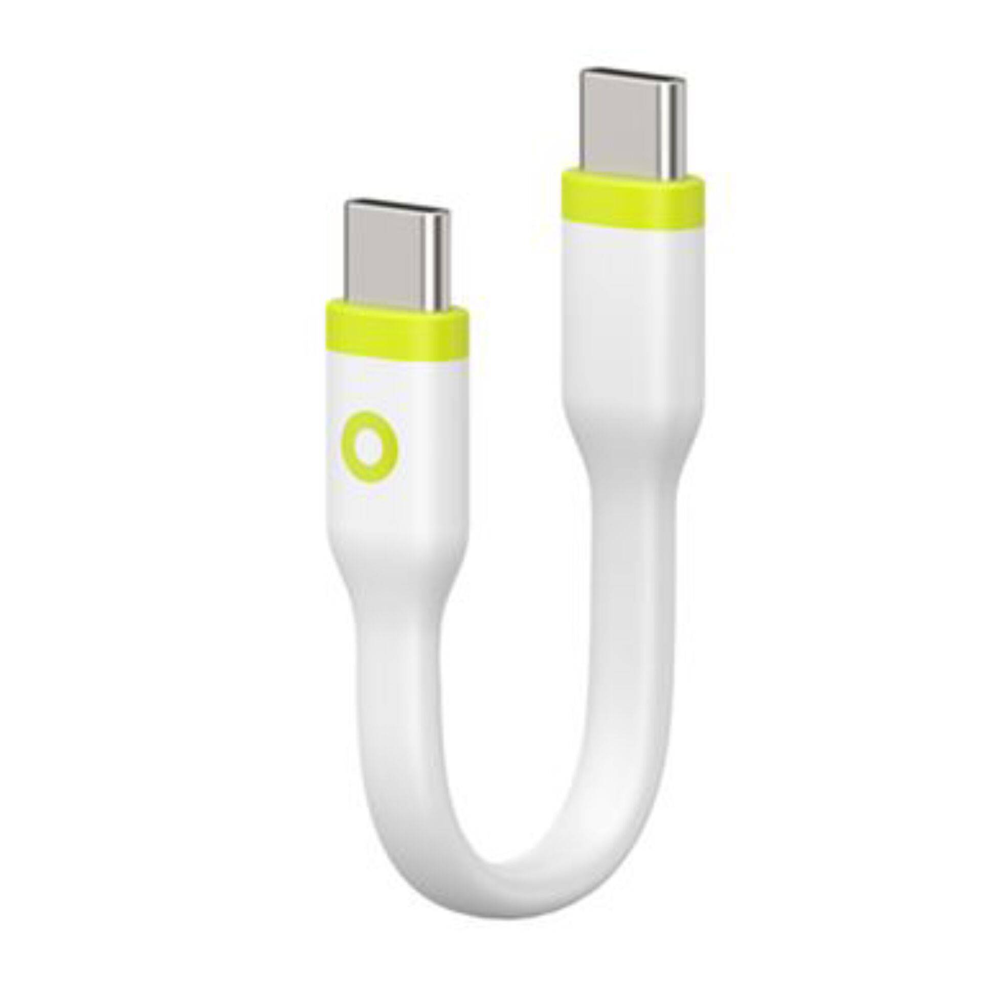 Mobile Origin compacte USB-C naar USB-C kabel, wit, 10 cm-2