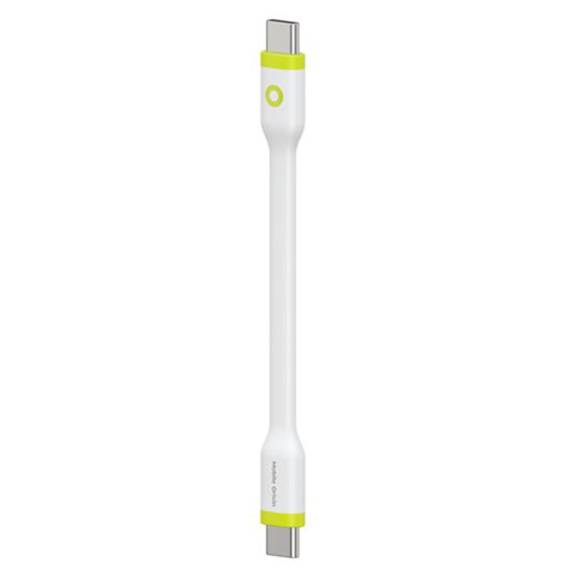 Mobile Origin compacte USB-C naar USB-C kabel, wit, 10 cm-3