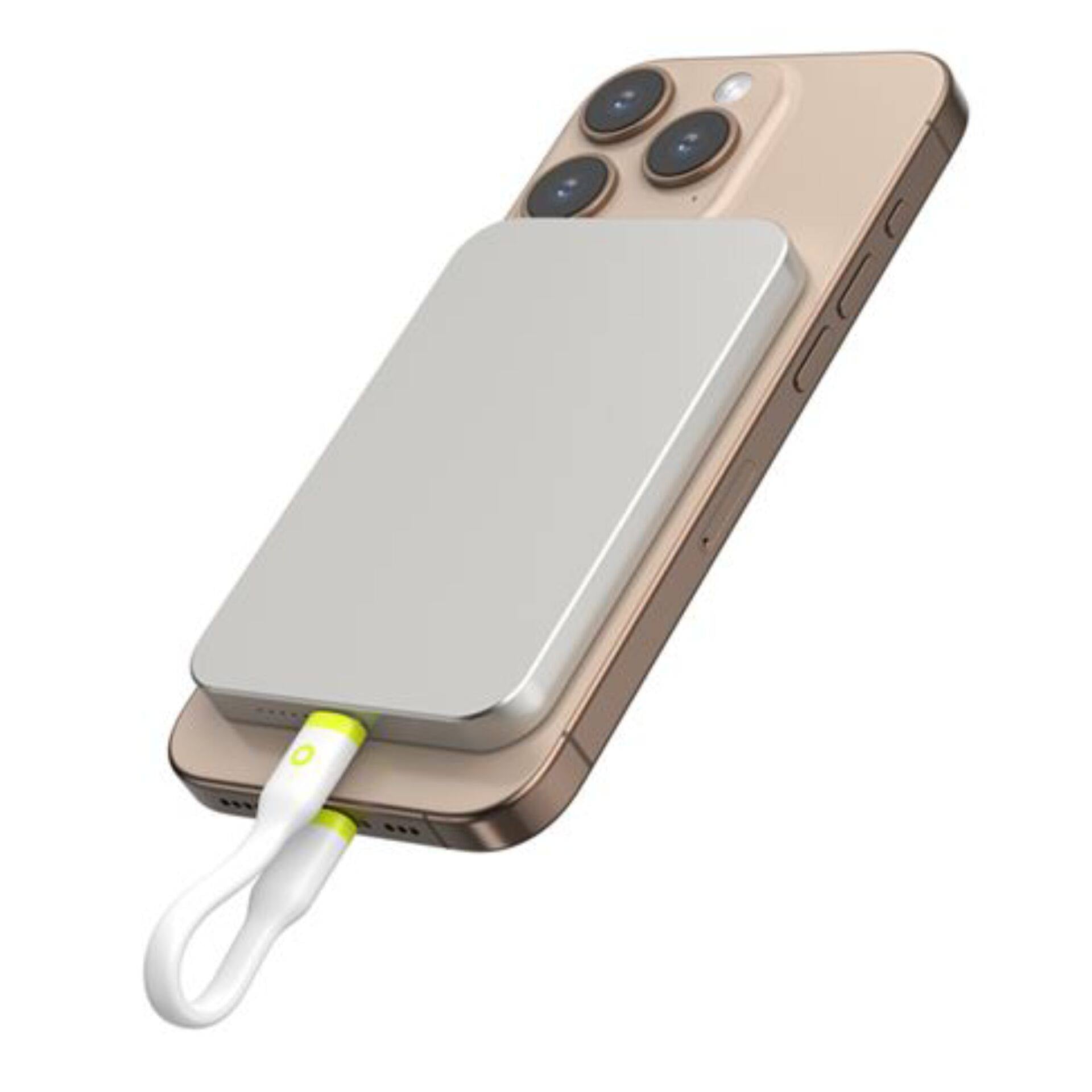 Mobile Origin compacte USB-C naar USB-C kabel, wit, 10 cm-4
