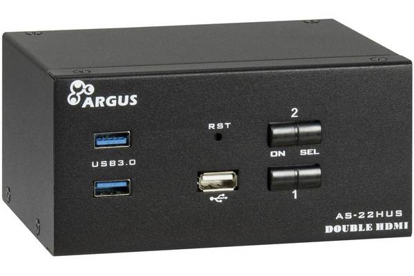Inter-Tech IPC KVM-switch AC-22HUS HDMI, 4K@60Hz