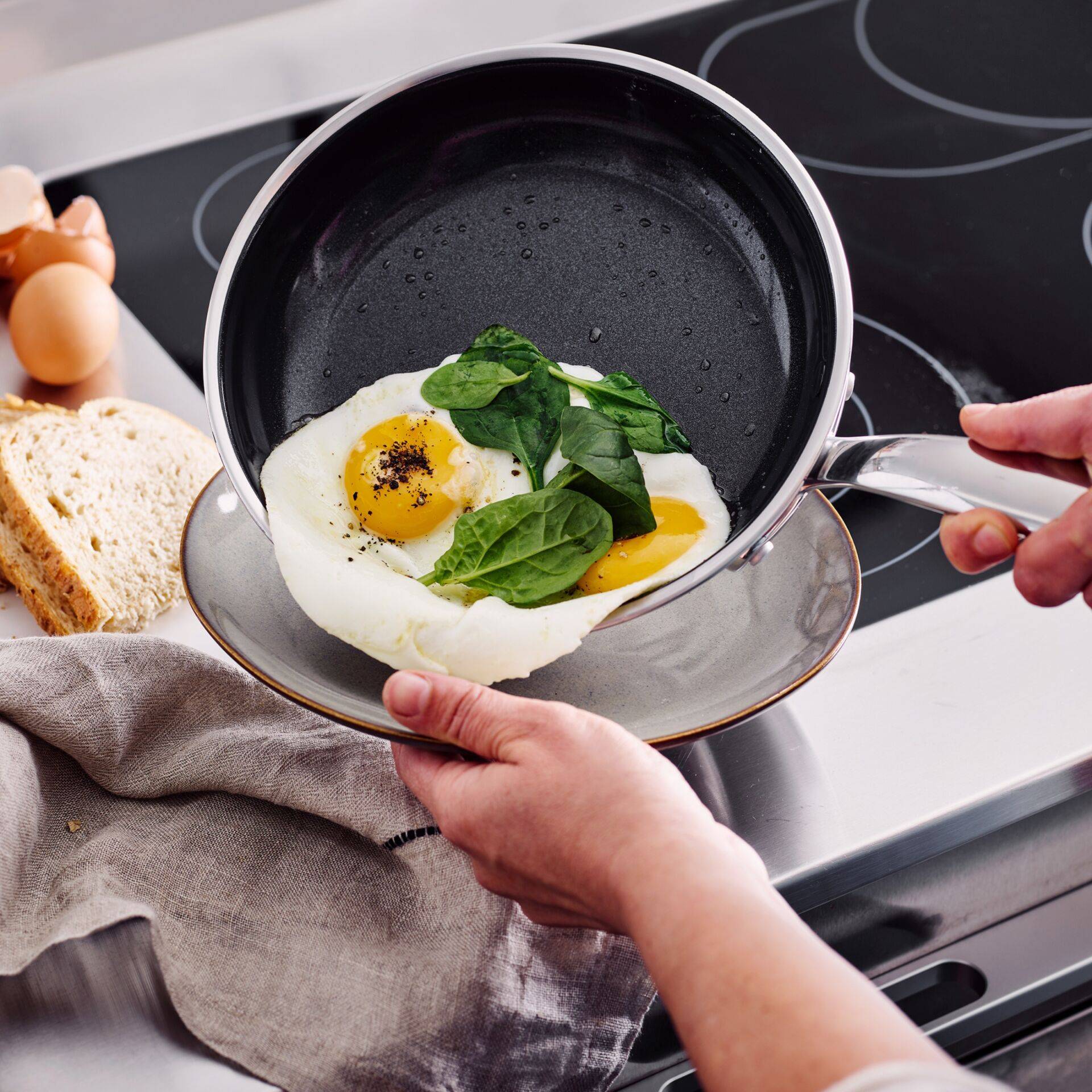 GreenPan Premiere Koekenpan 20 cm Roestvrij Staal-3
