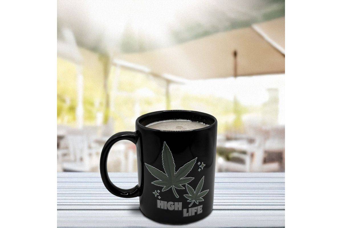 Mad Monkey - "High Life Weed" Mok - met kleurverandering-2