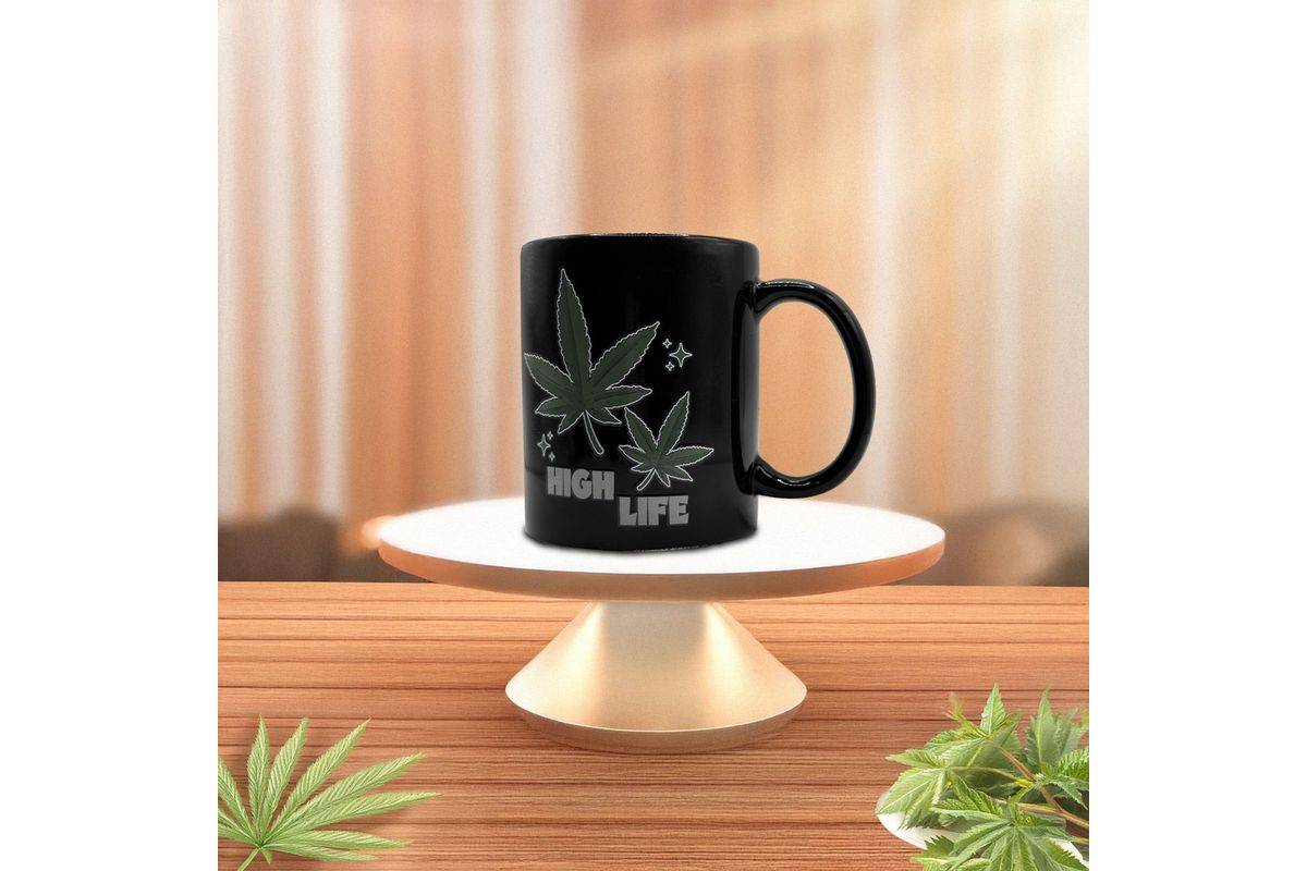 Mad Monkey - "High Life Weed" Mok - met kleurverandering-3