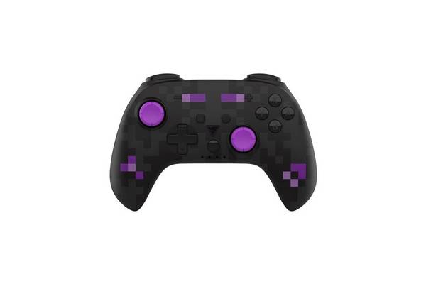 Dragonshock PopTop Black, Purple Bluetooth-gamepad analoog/digitaal voor Nintendo Switch en pc
