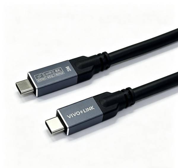Vivolink USB-C naar USB-C kabel 0,5 m