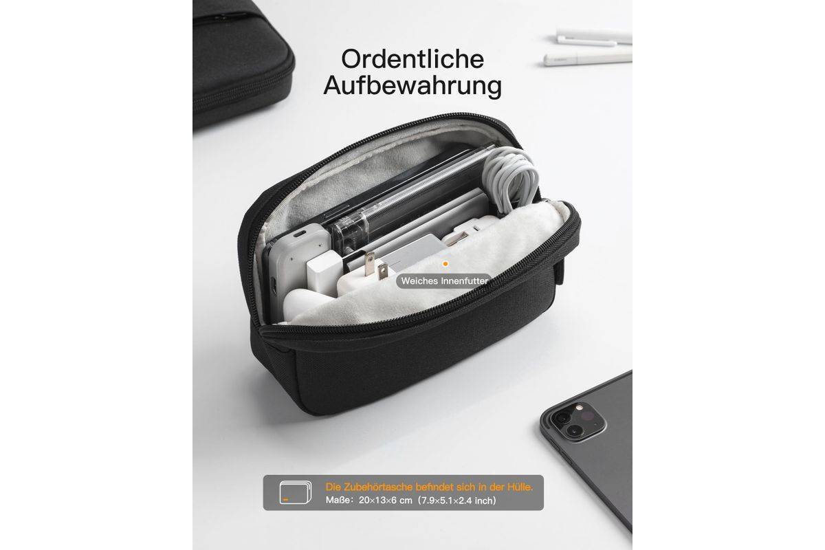 inateck Laptoptas 13" + Accessoiretas LB01011-13S_zwart-5