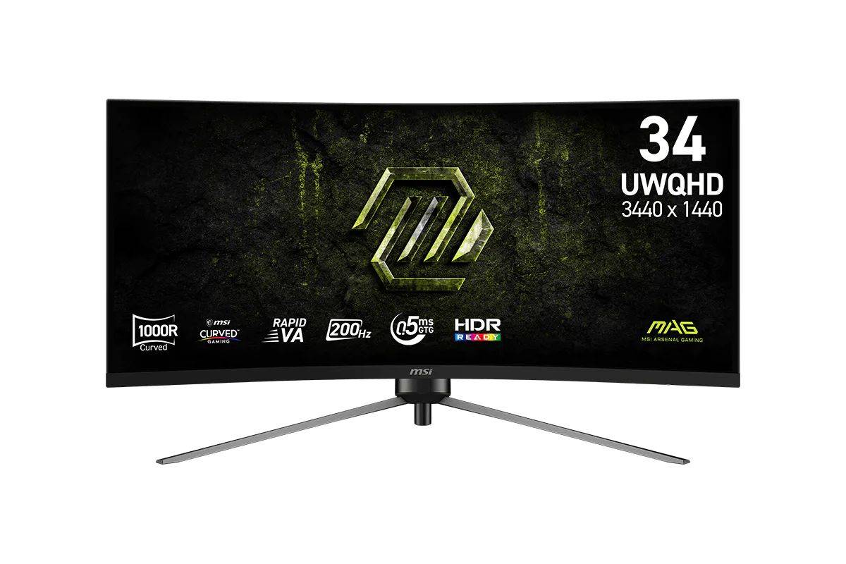 MSI MAG 345CQRF E20 computermonitor 86,4 cm (34") 3440 x 1440 pixels UltraWide Dual Quad HD Zwart-0