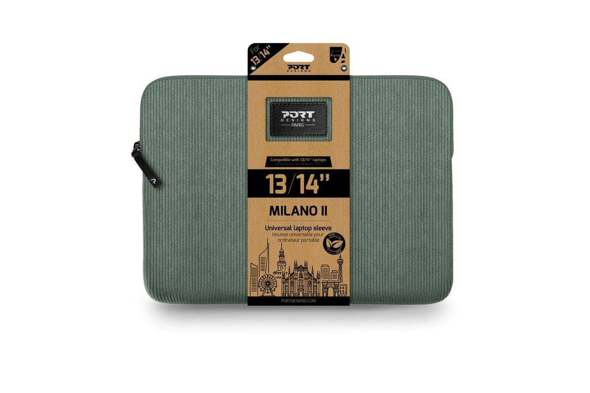 PORT Designs Milano II Eco Sleeve 35,6 cm (14") Opbergmap/hoes groen-2