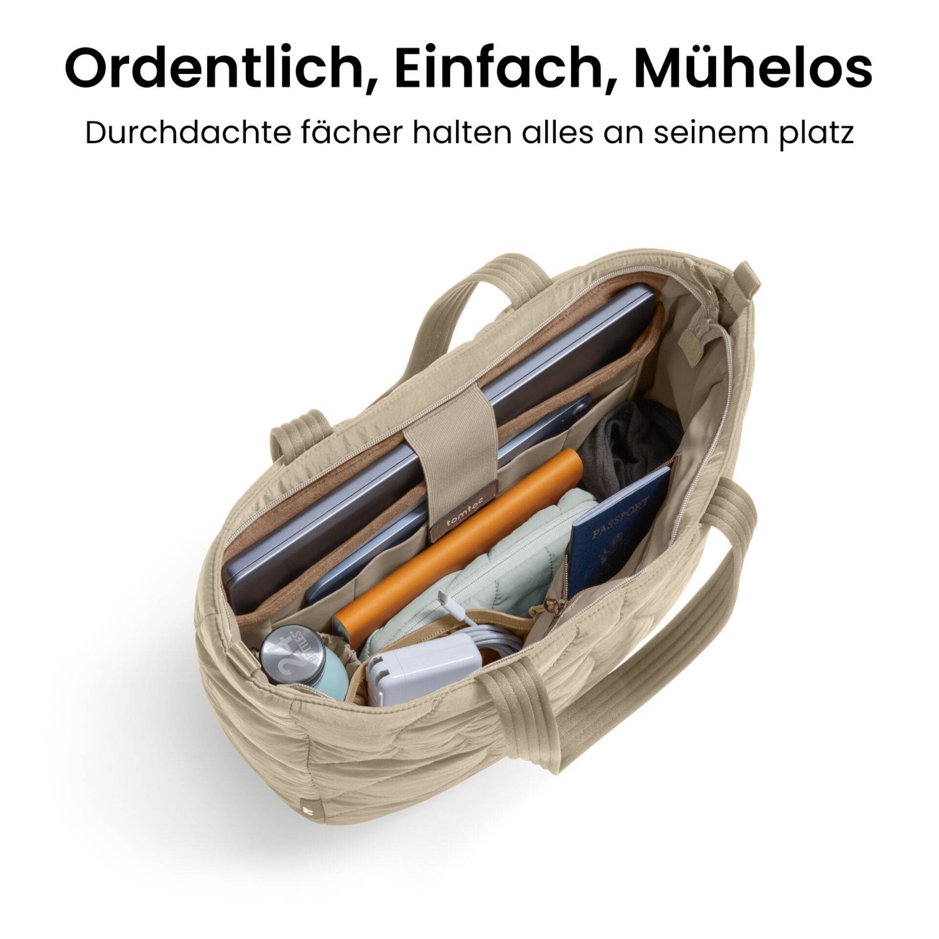 tomtoc Terra-T38 laptoptas 16 inch zand-3