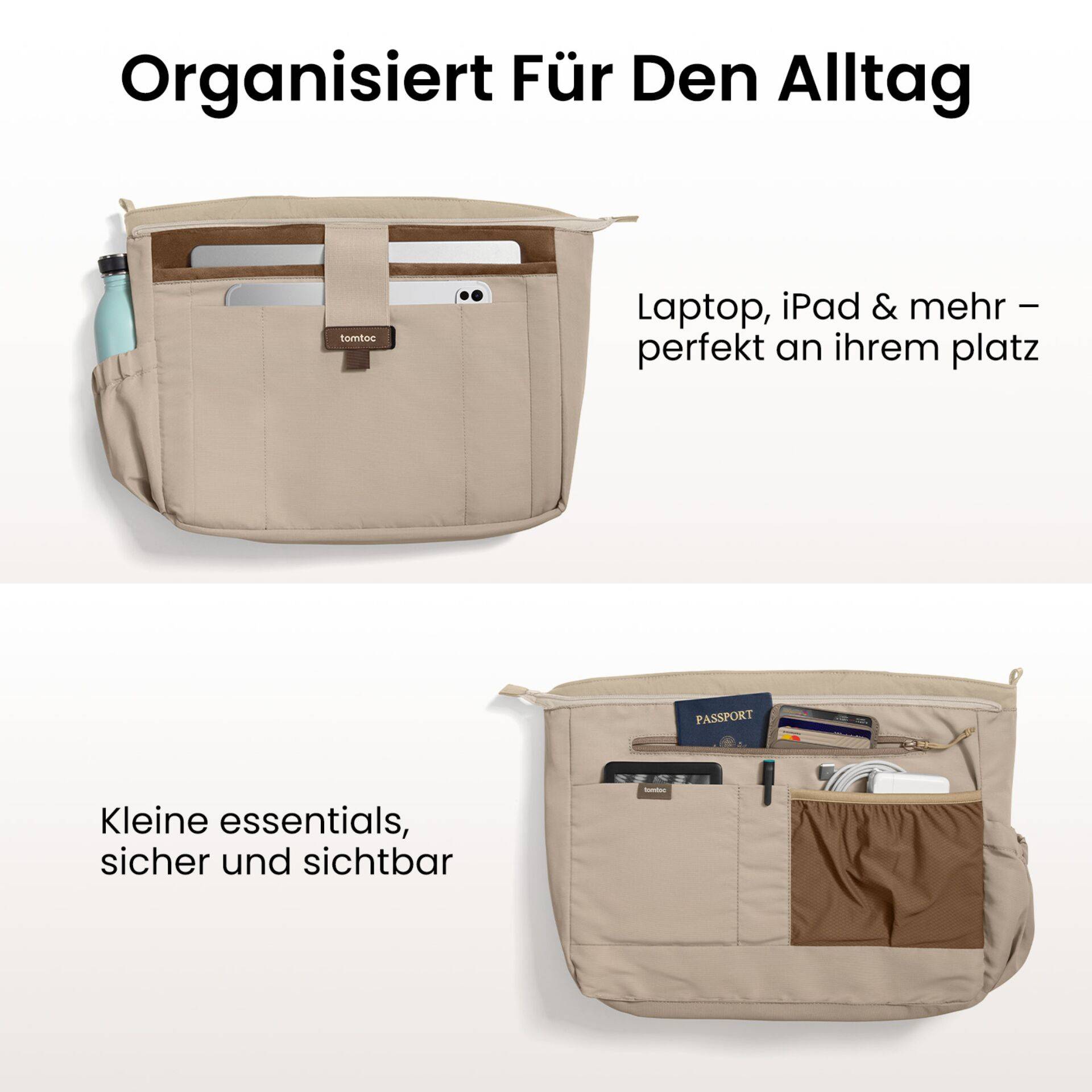 tomtoc Terra-T38 laptoptas 16 inch zand-4