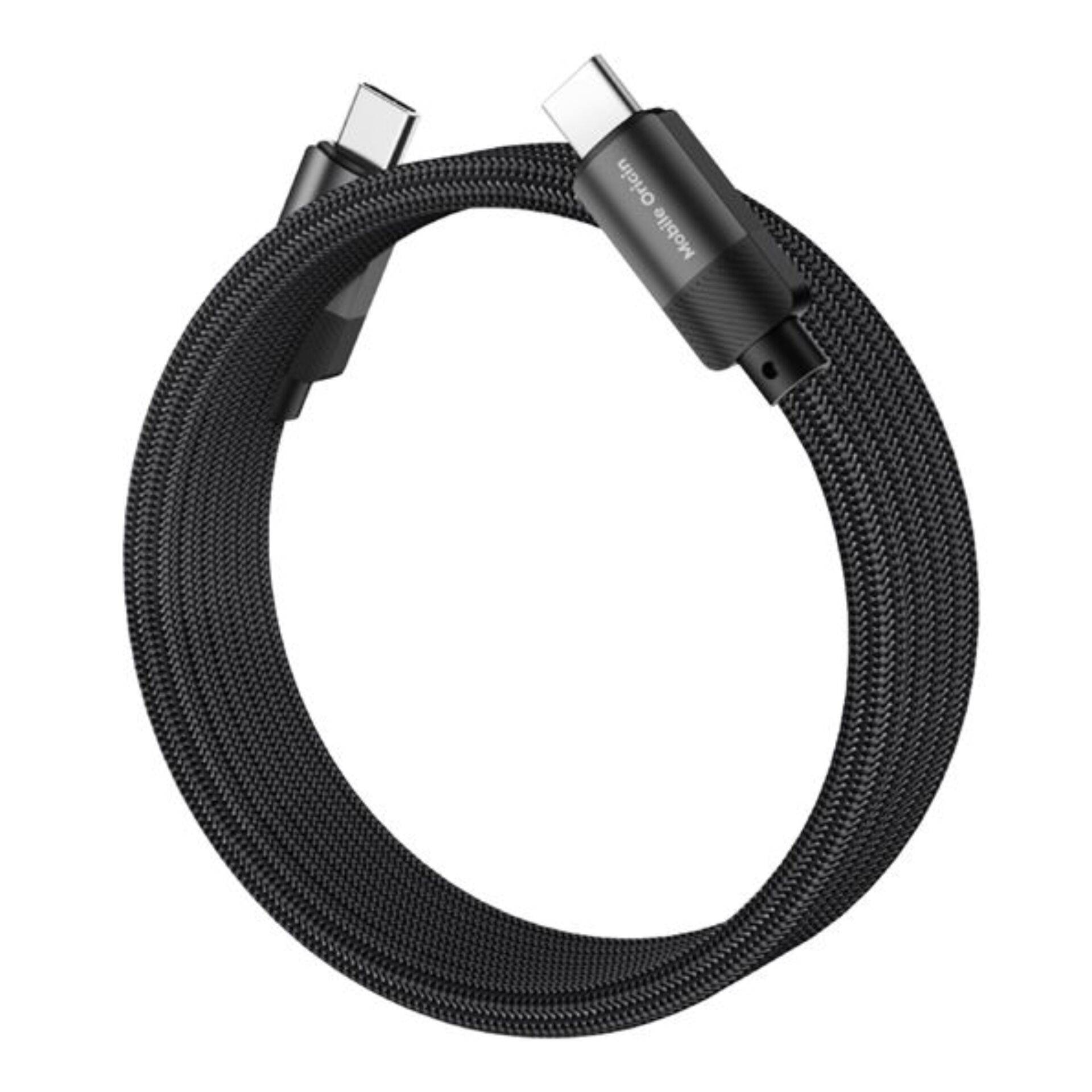 Mobiele Origin magnetische USB-C naar USB-C kabel, zwart, 1 meter-3