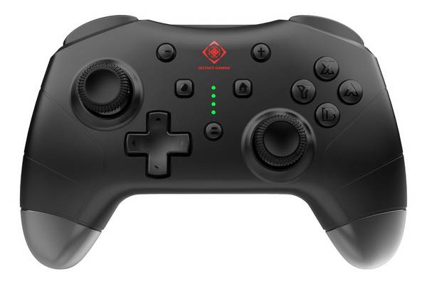 Deltaco Gaming GAM-183 gamecontroller zwart Bluetooth/USB joystick + push lever Nintendo Switch