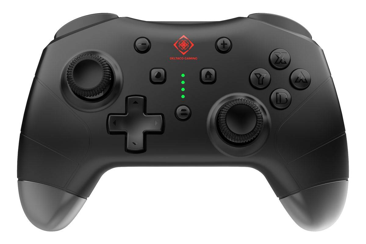 Deltaco Gaming GAM-183 gamecontroller zwart Bluetooth/USB joystick + push lever Nintendo Switch-0