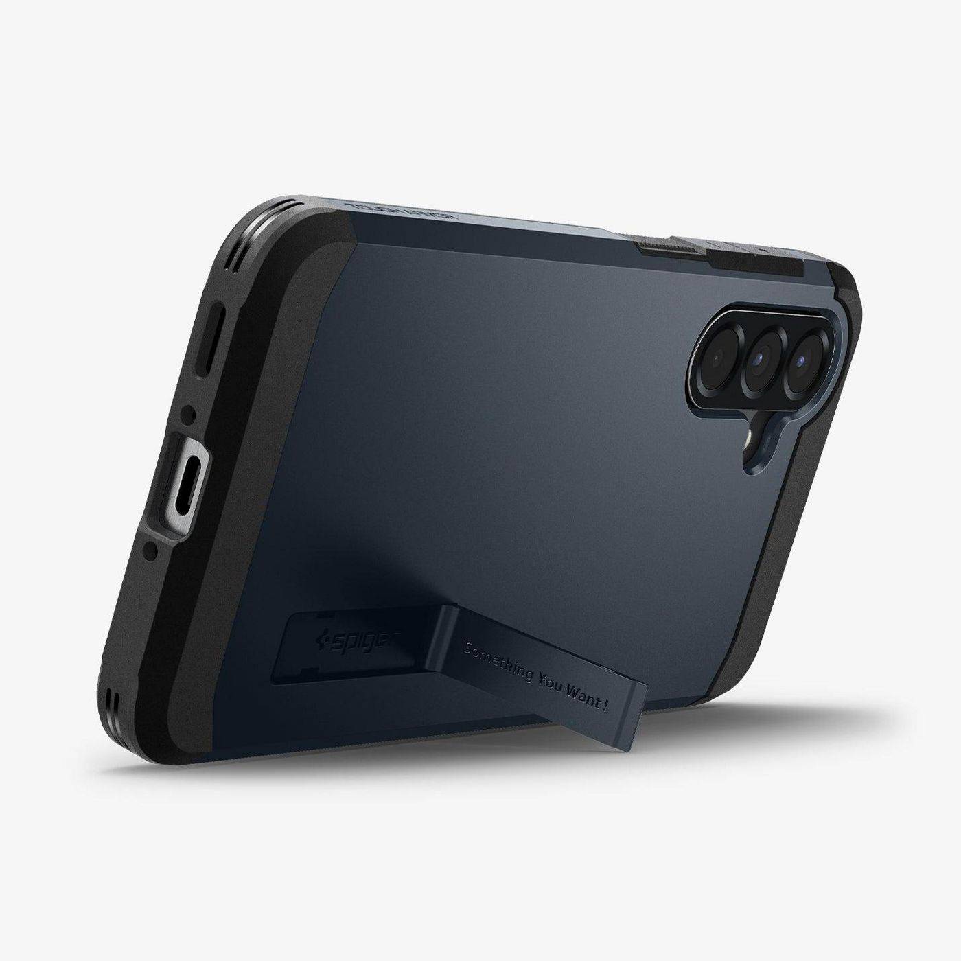 Spigen Tough Armor Galaxy A56 5G hoesje metaal leisteen-5
