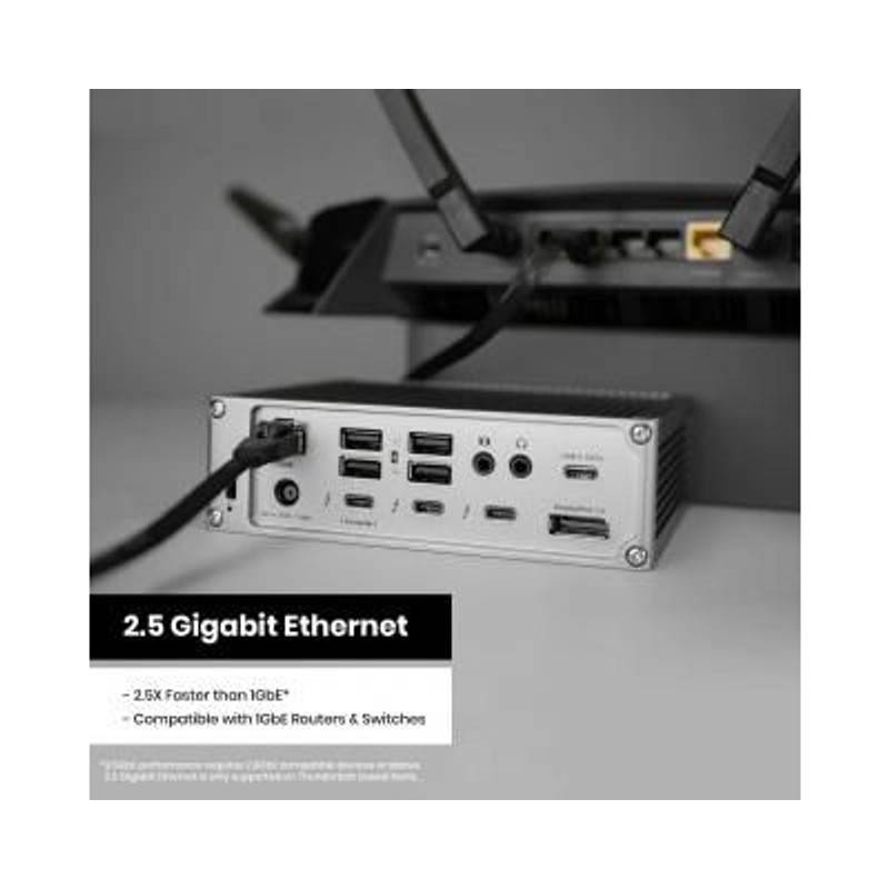 CalDigit USB-C, Thunderbolt 4, DP, SD 4, 2.5G, DC, USB-A-5