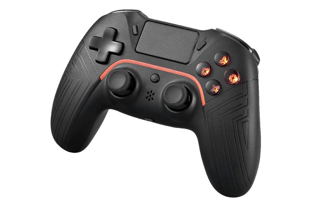 Deltaco Gaming GAM-139 Gamecontroller Zwart Bluetooth/USB Digitale Gamepad Android PC PlayStation 4-0