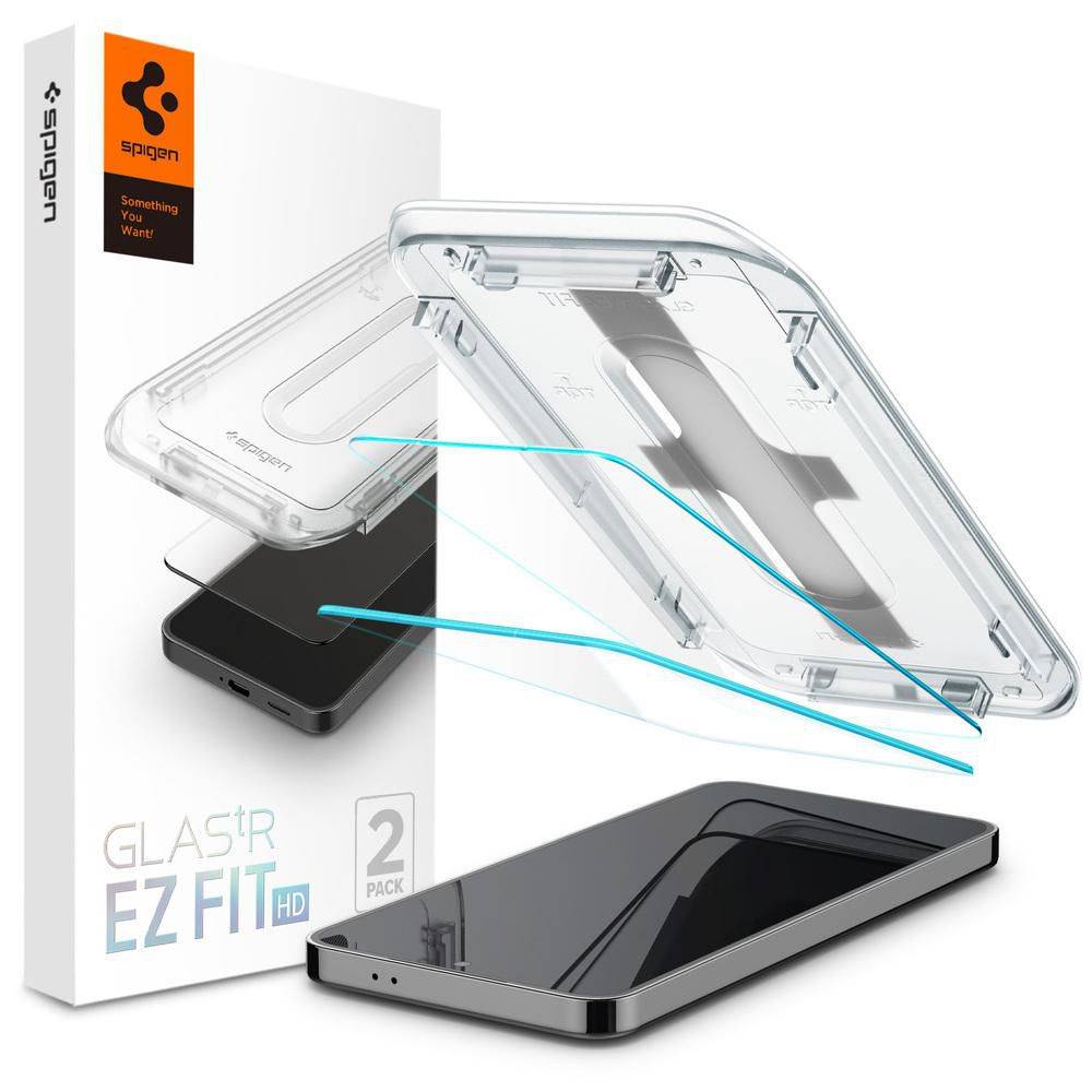 Spigen Galaxy S24 glazen schermbeschermer GLAS.tR EZ Fit HD 2 stuks-0