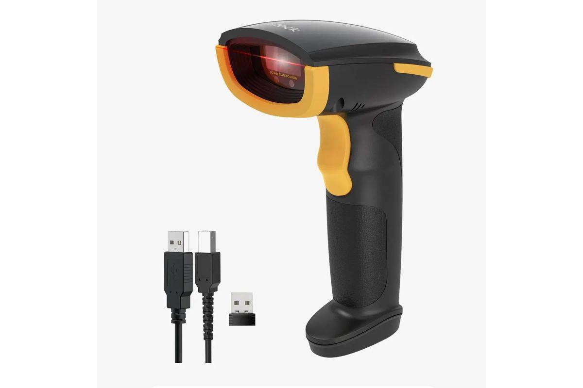 inateck barcodescanner BCST-24 zwarte kit draadloos 1D CCD-0